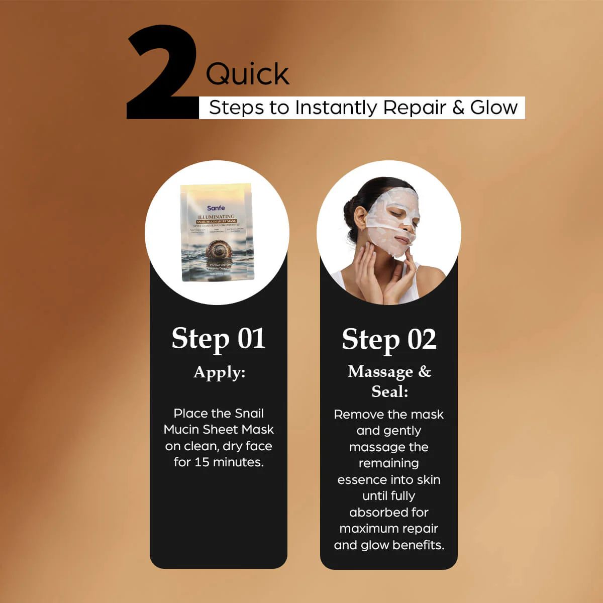 Illuminating Snail Mucin Sheet Mask - Image 4