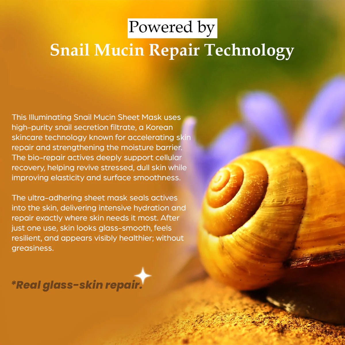 Illuminating Snail Mucin Sheet Mask (Pack of 6) - Image 7