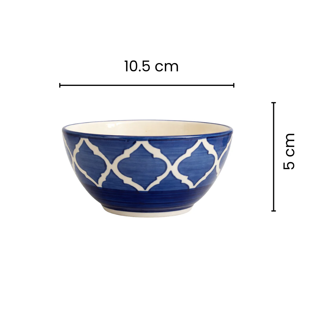 Indigo Mosaic Dinner Set - Image 5