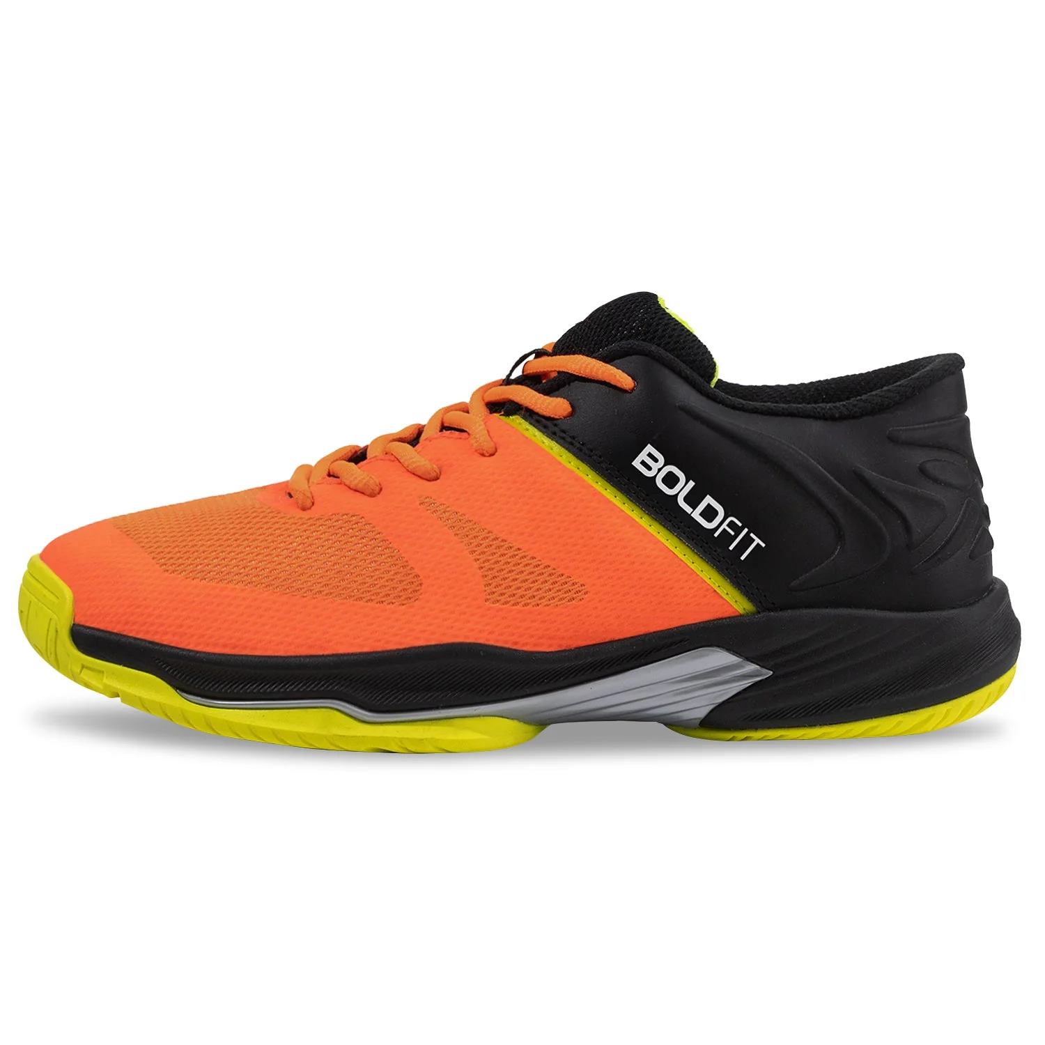 Inferno Mens Badminton Shoes - Orange-Black - Image 77