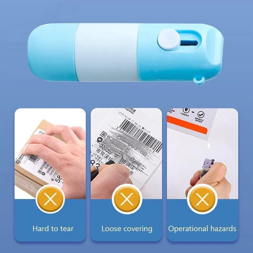 InkWipe: Thermal Paper Privacy Correction Fluid with Built-In Cutter – 2-in-1 Concealer for Package Labels, Receipts & Personal Info Protection - Image 3