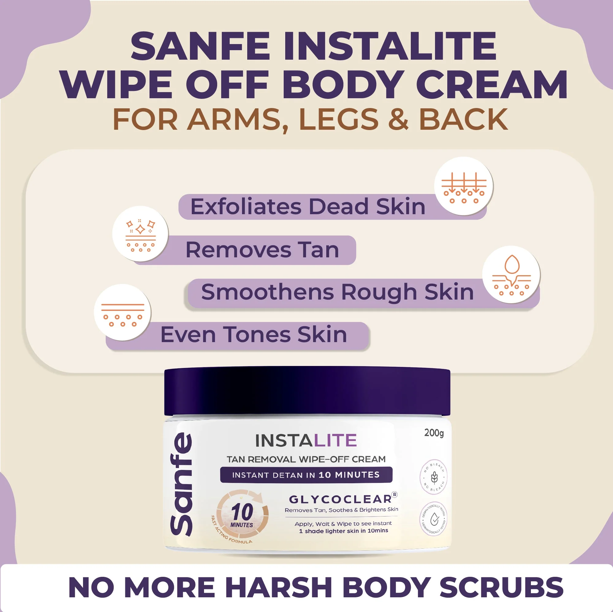 Instalite Detan Body Cream 200gm - Image 3