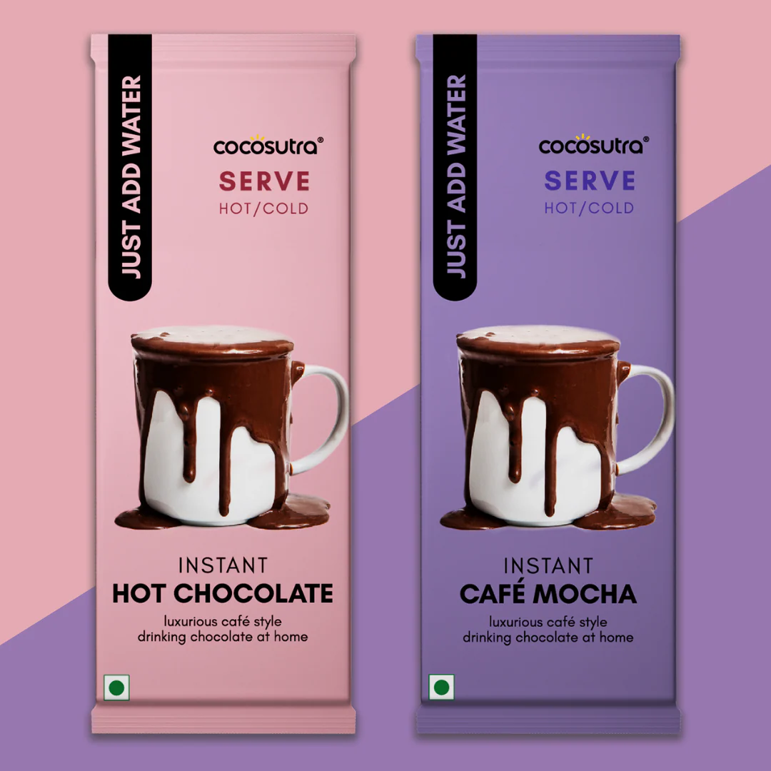 Instant Drinking Chocolate and Café Mocha| 4 packs