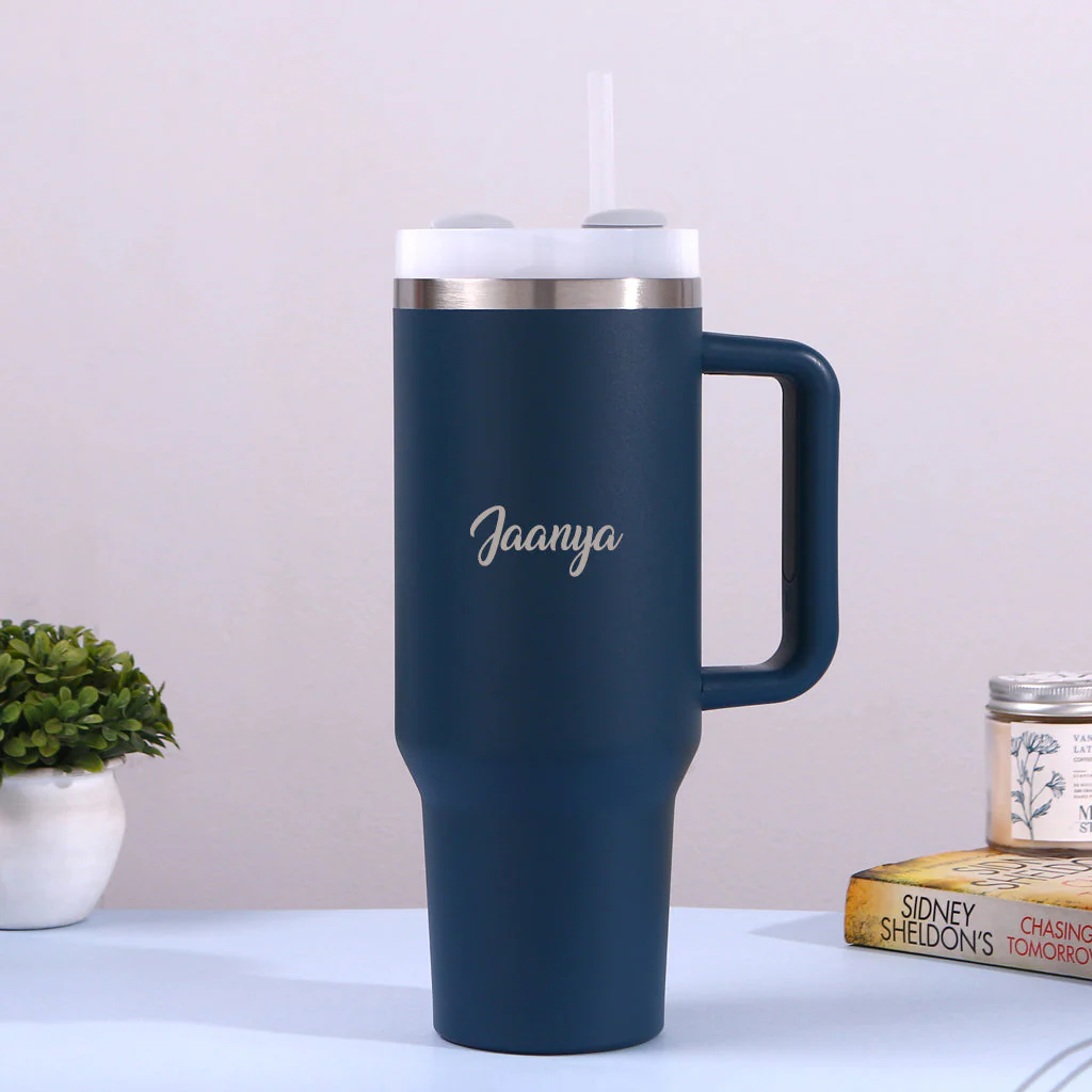 Insulated Sipper Flask with Straw - Image 22