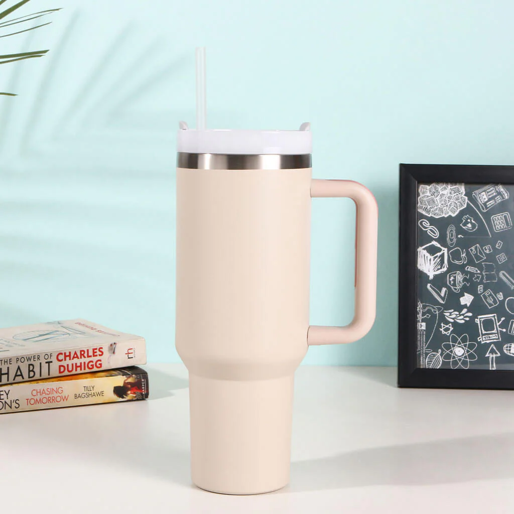 Insulated Sipper Flask with Straw - Image 6