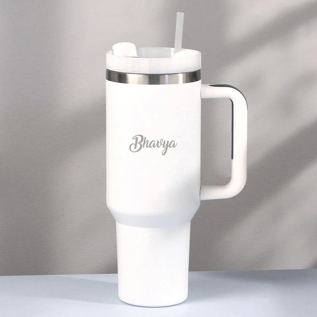 Insulated Sipper Flask with Straw - Image 7