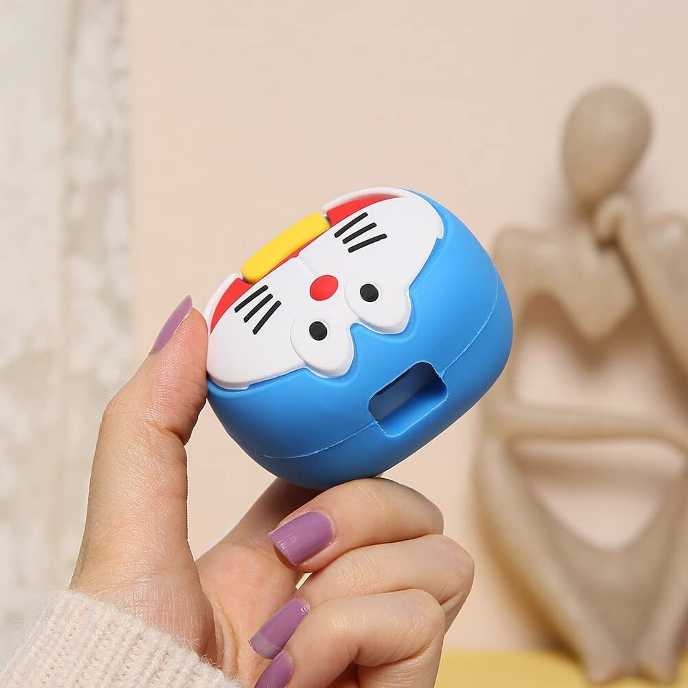 Iphone Charger Case Cover - Doraemon - 4 Piece Set (With Wire Protector) - Image 3