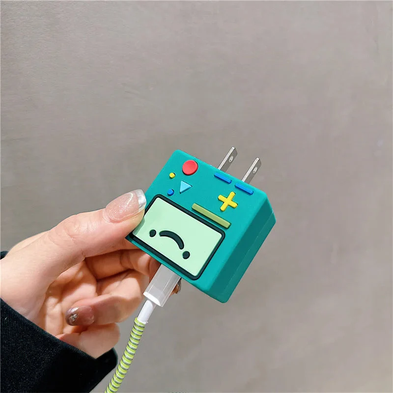 Iphone Charger Case Cover - Gaming Console - 4 Piece Set (With Wire Protector) - Image 4