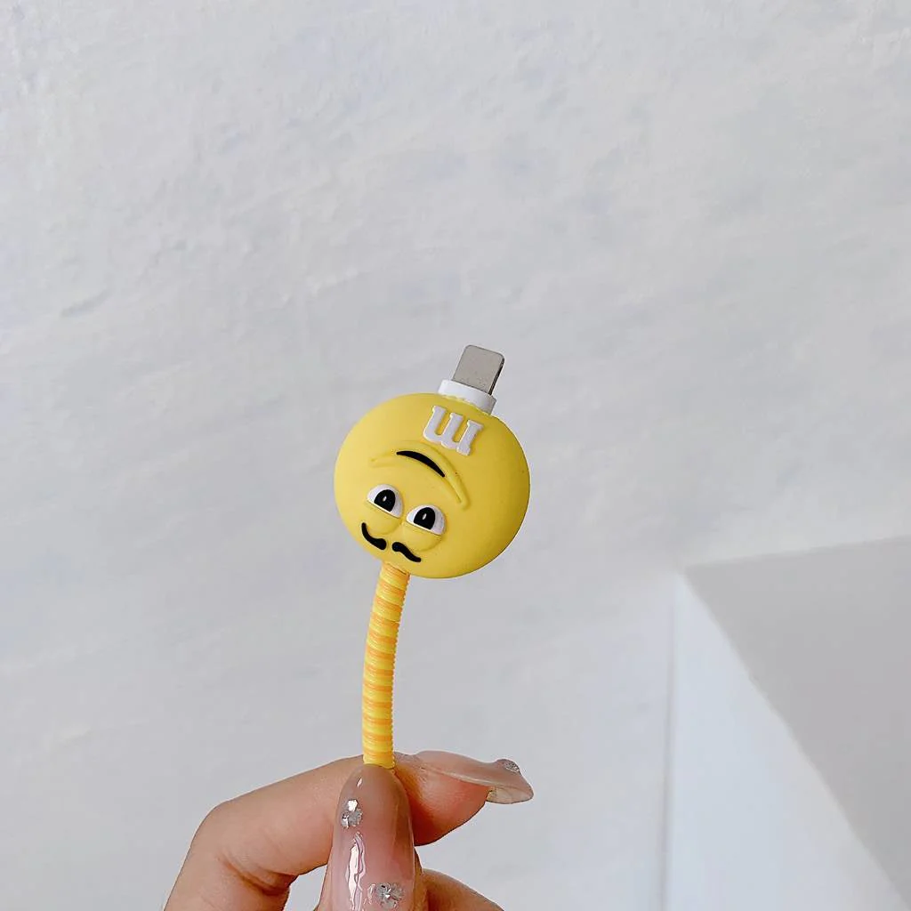 Iphone Charger Case Cover - M&M's - 4 Piece Set (With Wire Protector) - Image 5