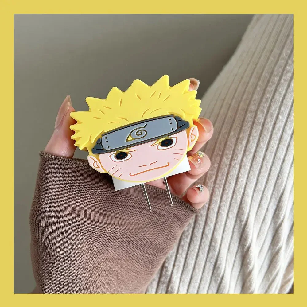 Iphone Charger Case Cover - Naruto & Kakashi - 4 Piece Set (With Wire Protector) - Image 6