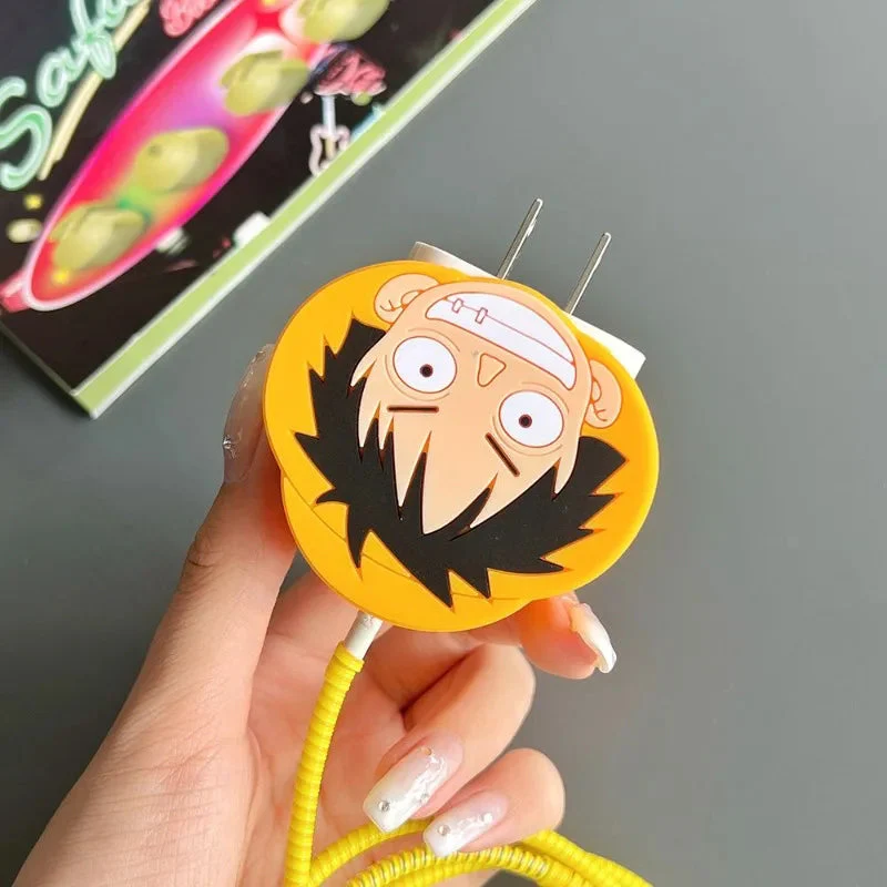 Iphone Charger Case Cover - One Piece Luffy - 4 Piece Set - Image 3