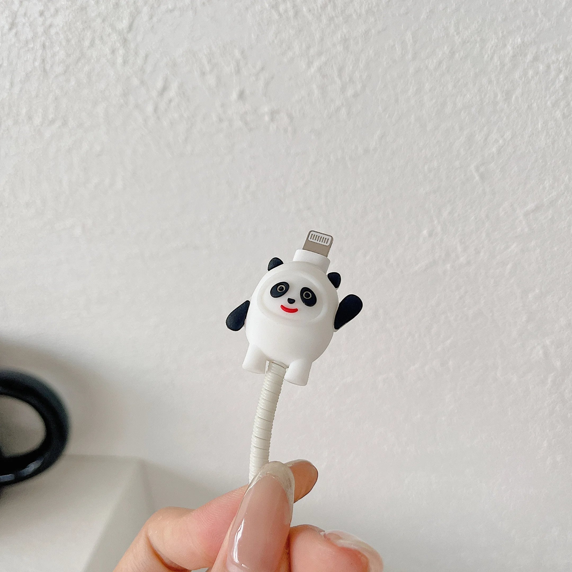 Iphone Charger Case Cover - Panda - 4 Piece Set (With Wire Protector) - Image 2