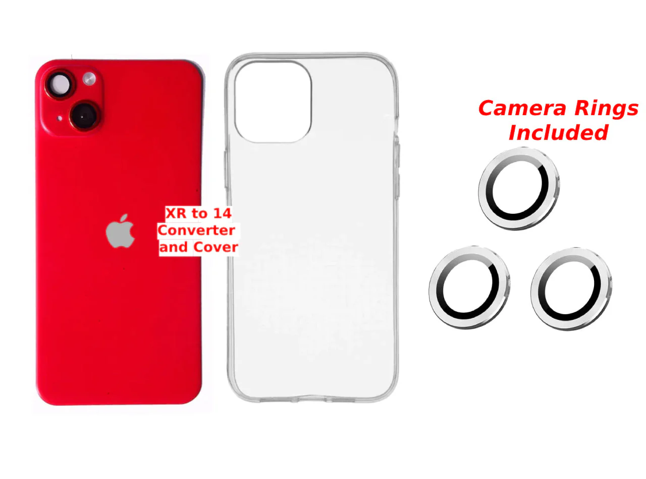 iPhone XR to 14 Converter, Cover, Camera Rings Full Kit - Image 10
