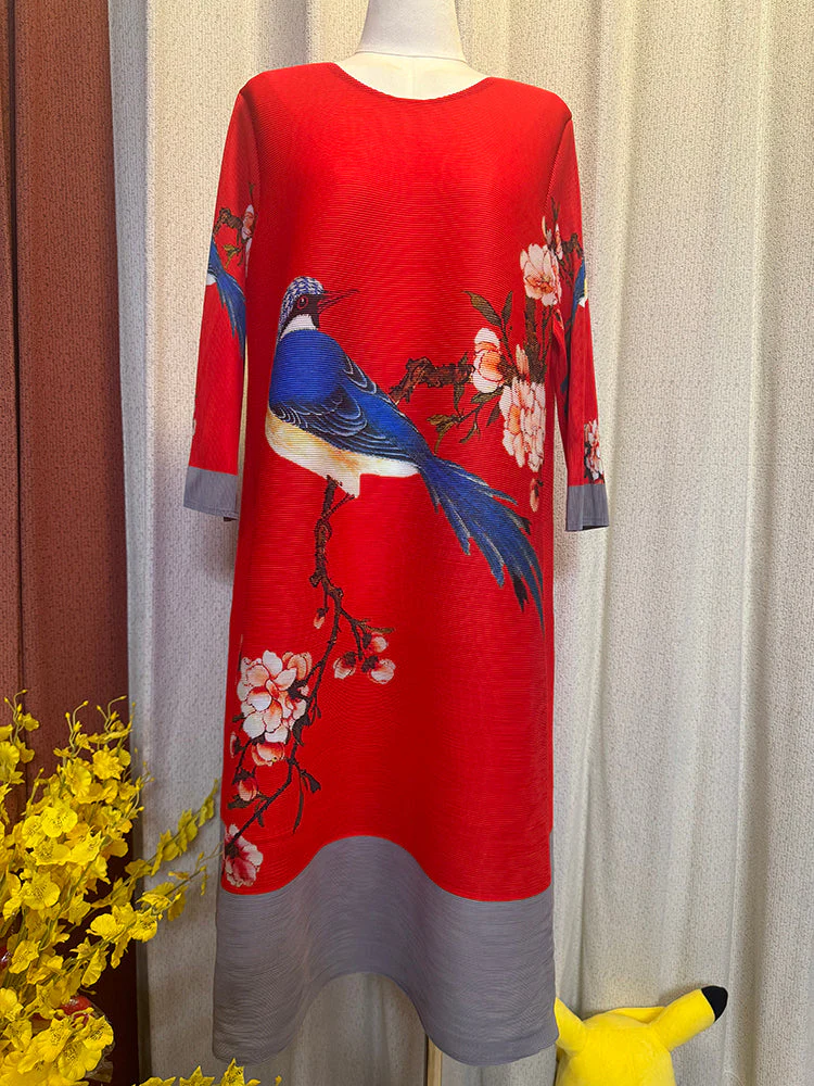 Iris Fold Dress - Image 6
