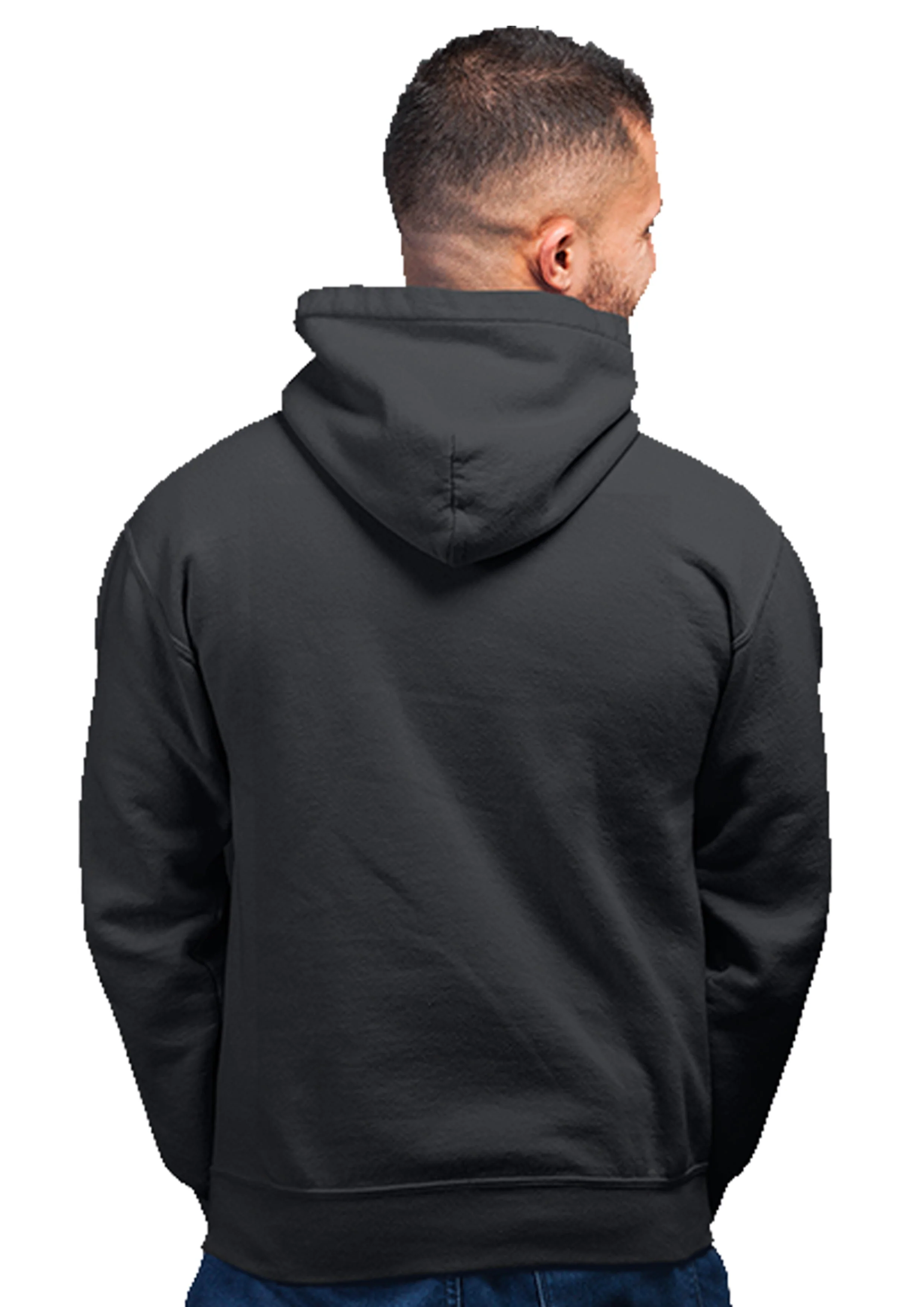 Ironmen Superhero Unisex 100% Cotton Printed Hoodie (Black) - Image 2