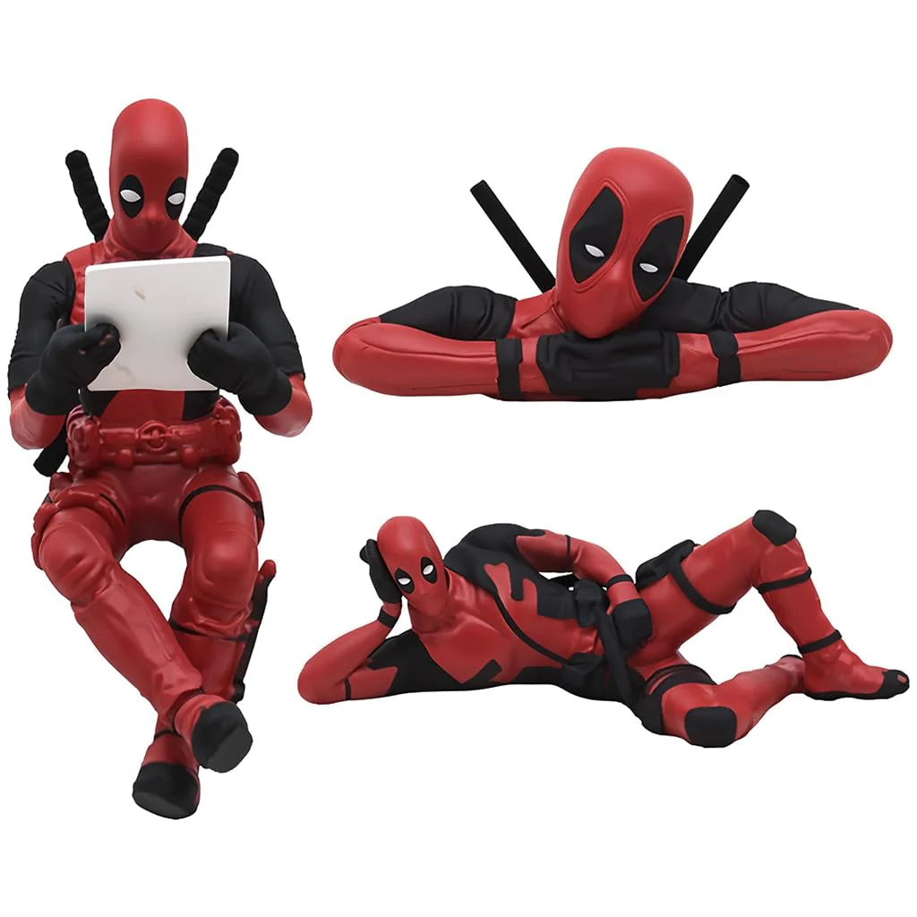 Irresponsible: Set of 3 Deadpool Figurine for Car Dashboard & Desk, Collectible Statues for Fun Home Décor, Office Tables & Car Interior Accessories