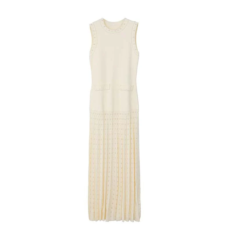 Isabelle Sandro Beaded Knit Maxi Dress - Image 5