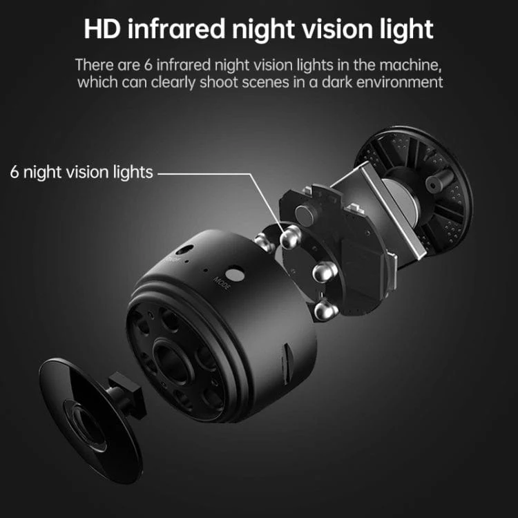 iSpy: Rechargeable Wi-Fi CCTV Live Camera with 1080P HD, Night Vision, Motion Detection & 128GB Storage Support - Image 8