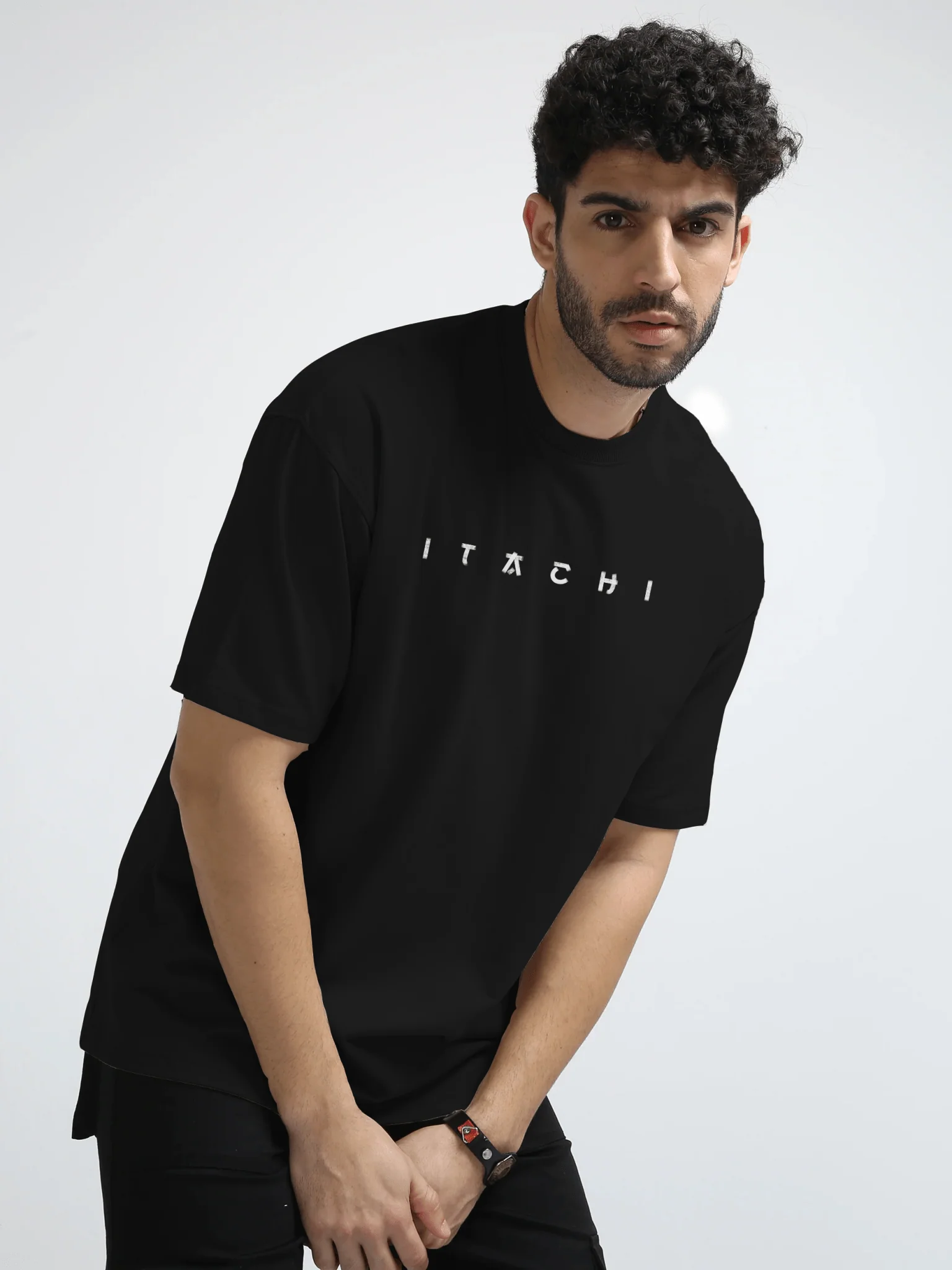 Itachi Black Oversize T-Shirt - Image 5
