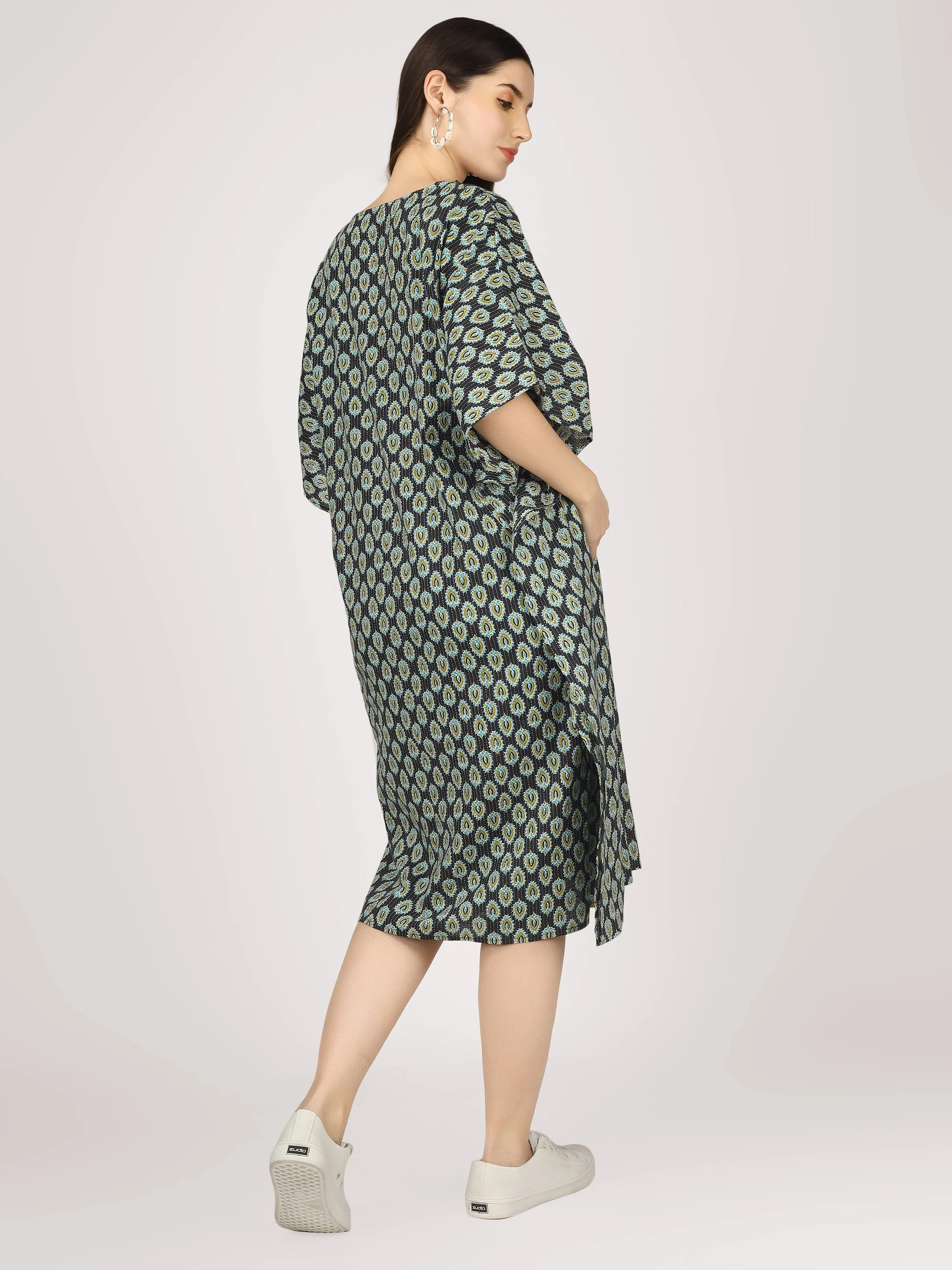 Jacha Bacha Black Kaftan Maternity Dress - Image 3