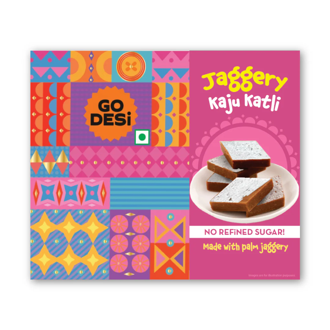 Jaggery Kaju Katli | Desi Meetha | Classic Sweets | Rich Indian Mithai - 200g - Image 8