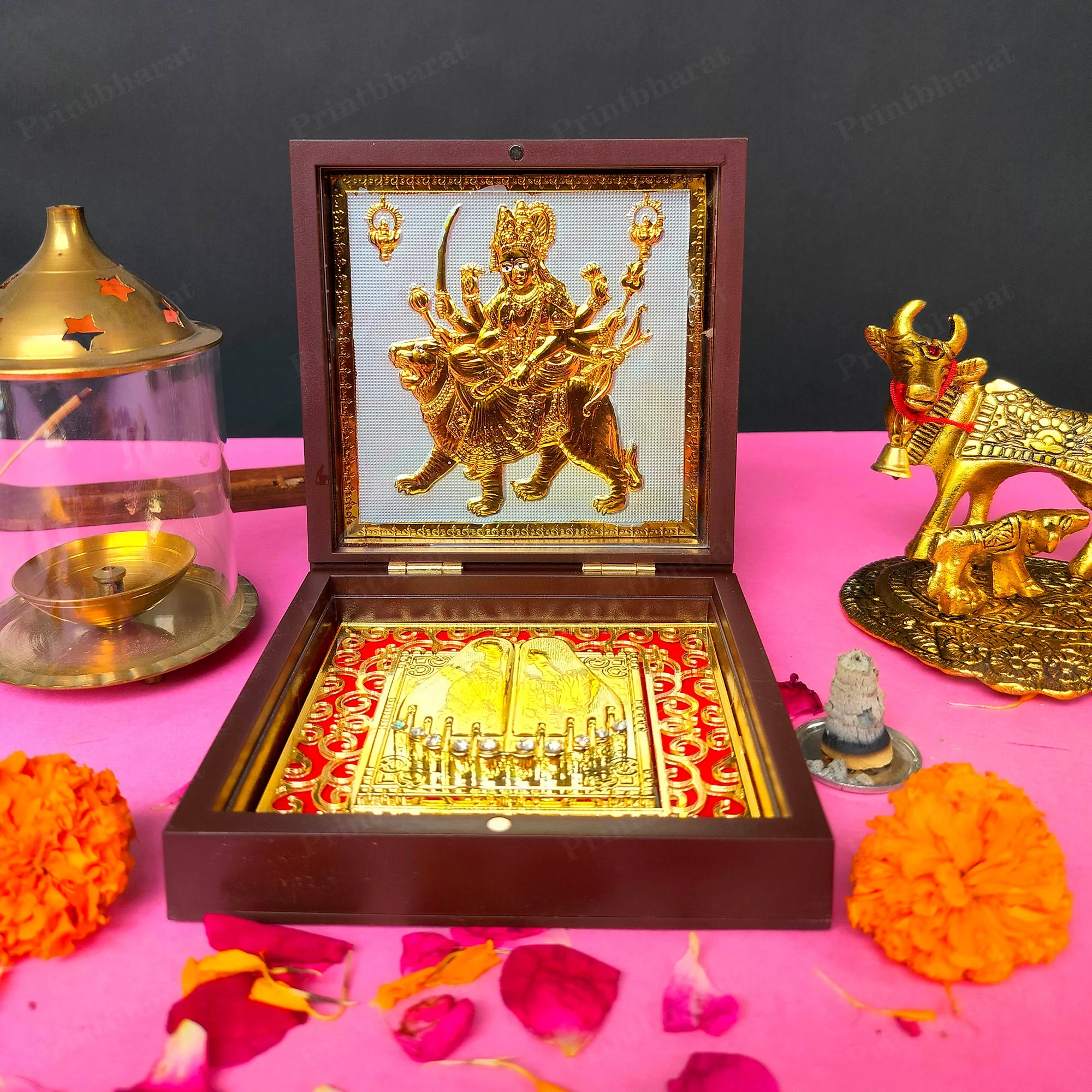 Jai Mata Di Pocket Temple (24 Karat Gold Coated) - Image 6