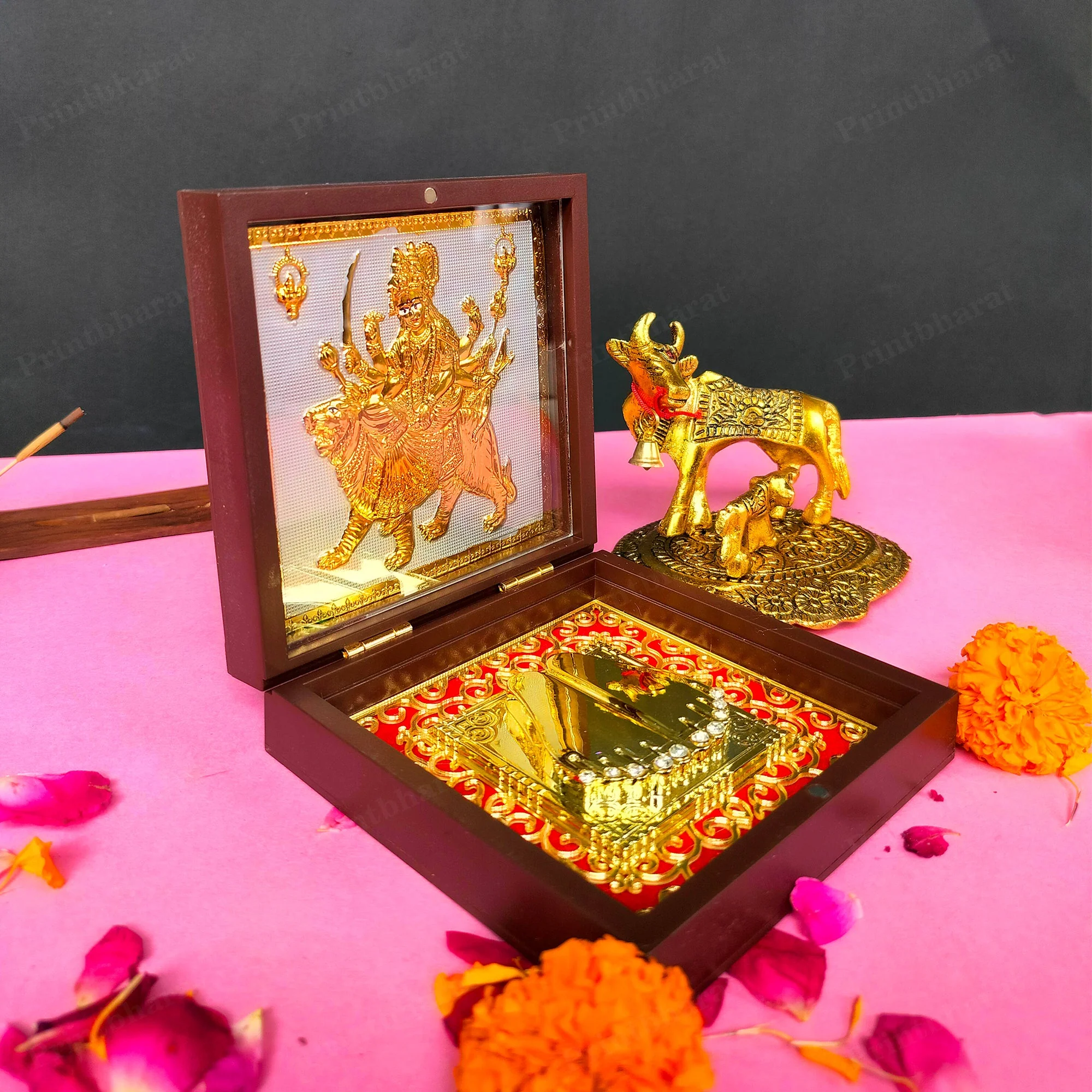 Jai Mata Di Pocket Temple (24 Karat Gold Coated) - Image 8