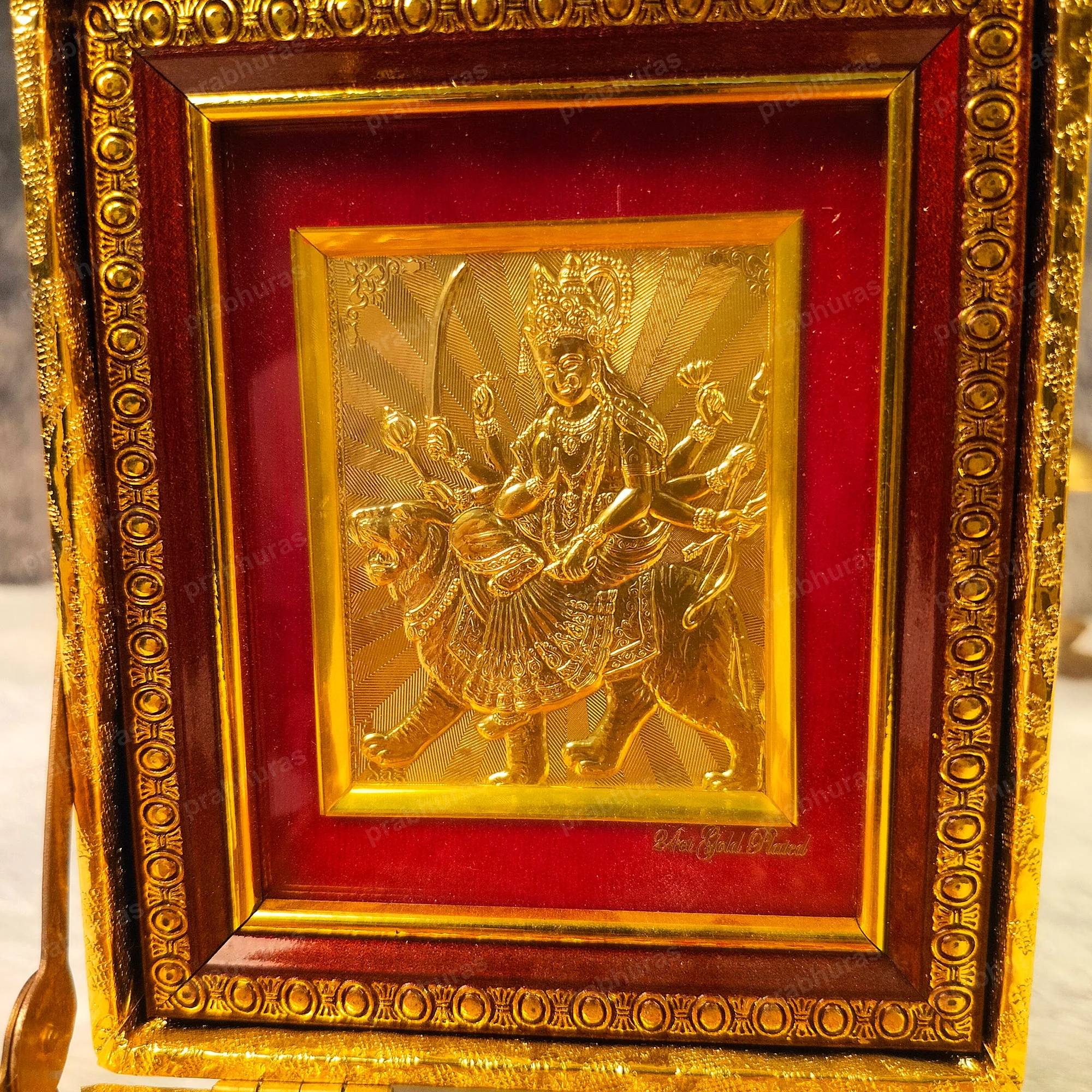 Jai Mata Di With Attachi Gift Box Gold Coated - Image 5