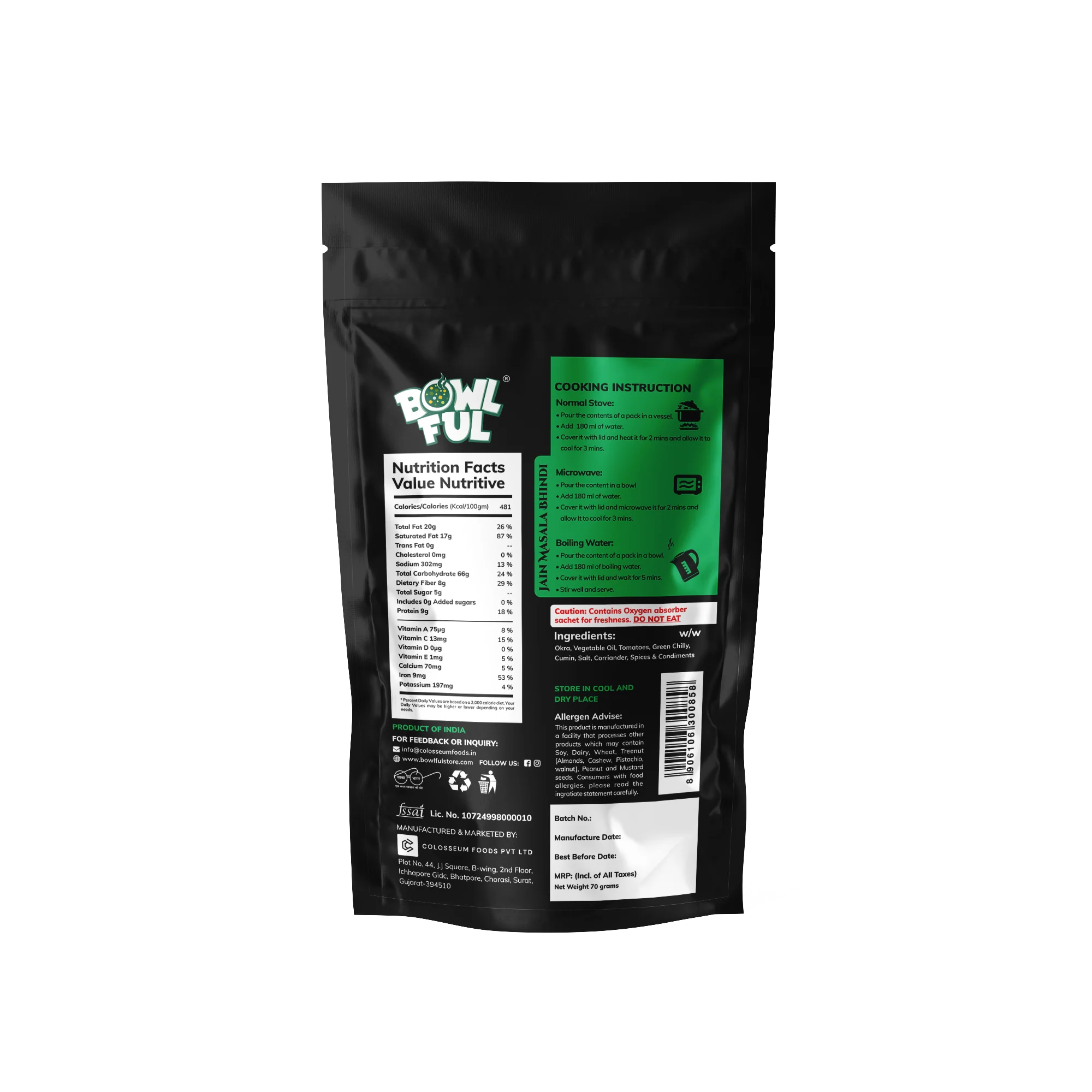 Jain Masala Bhindi Pack Of 4 - Image 2