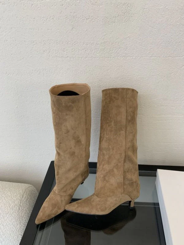 Jane Suede Thigh High Boots - Image 7