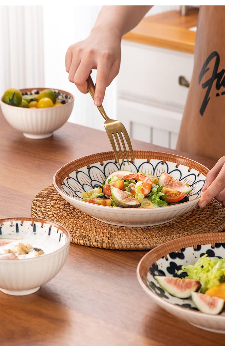 Japanese style Ceramic Rice Bowl set - Image 5