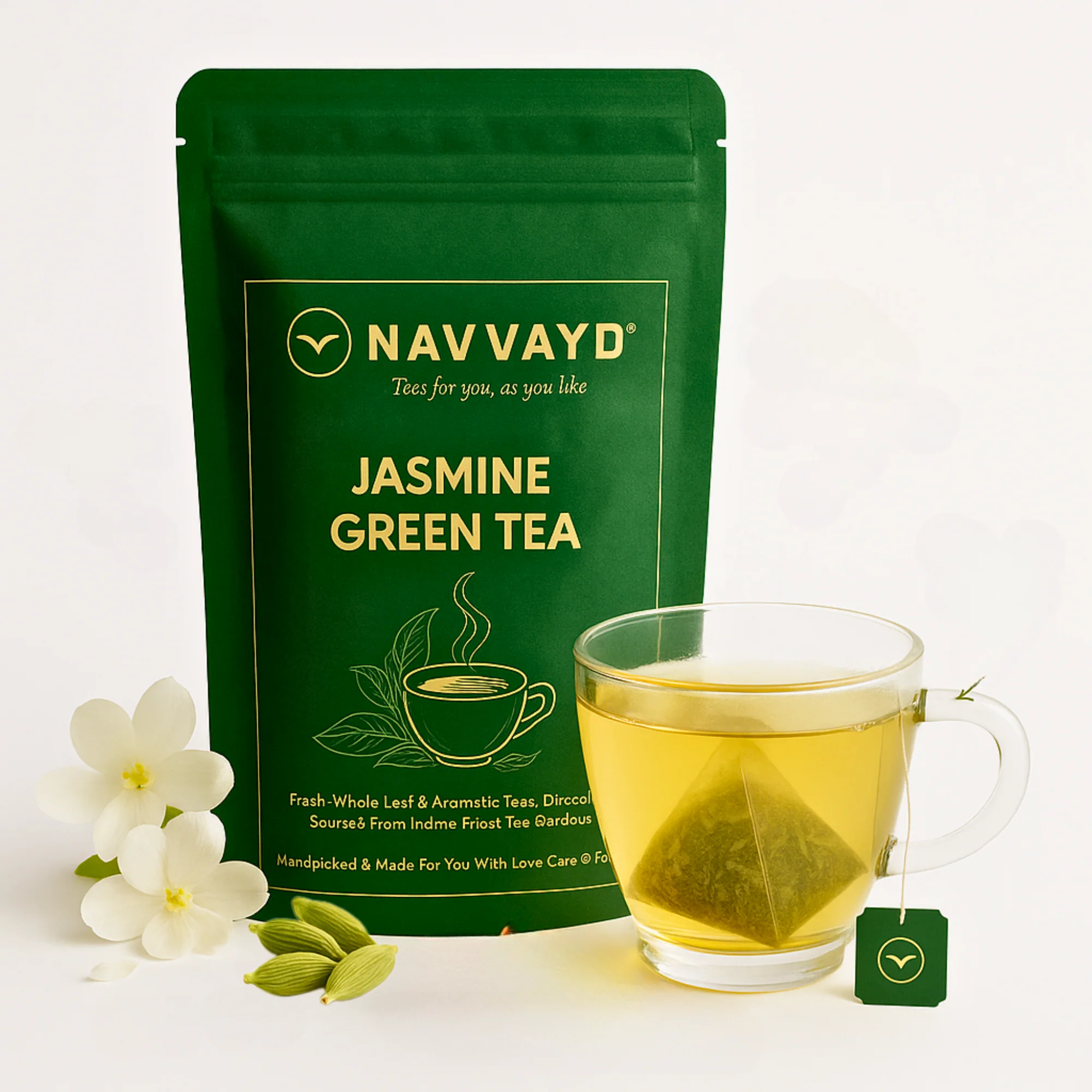 Jasmine Green Tea - Teabags - Image 7