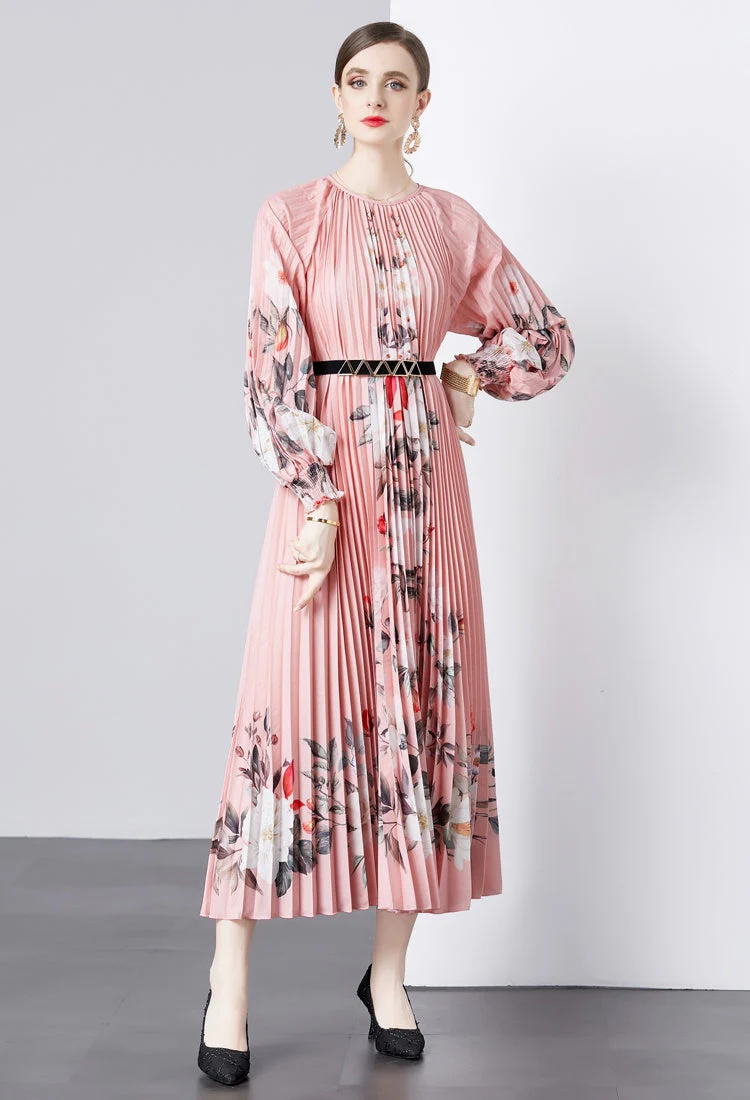 Jocelyn Pleated Dress - Image 4