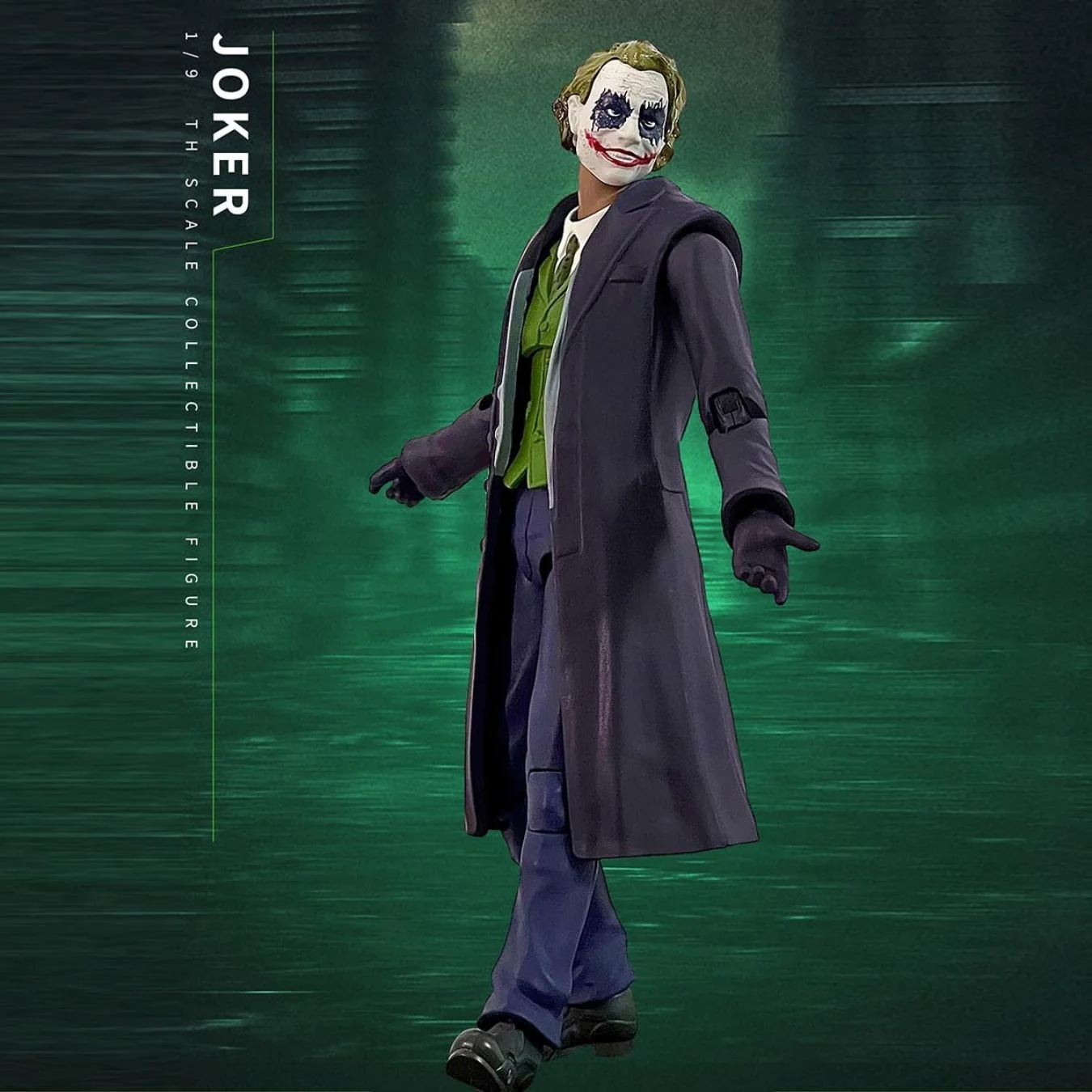 Joker 1/9 Scale (20 cm) Poseable Figure (extra head and hands) | Brand - Fondjoy - Image 4