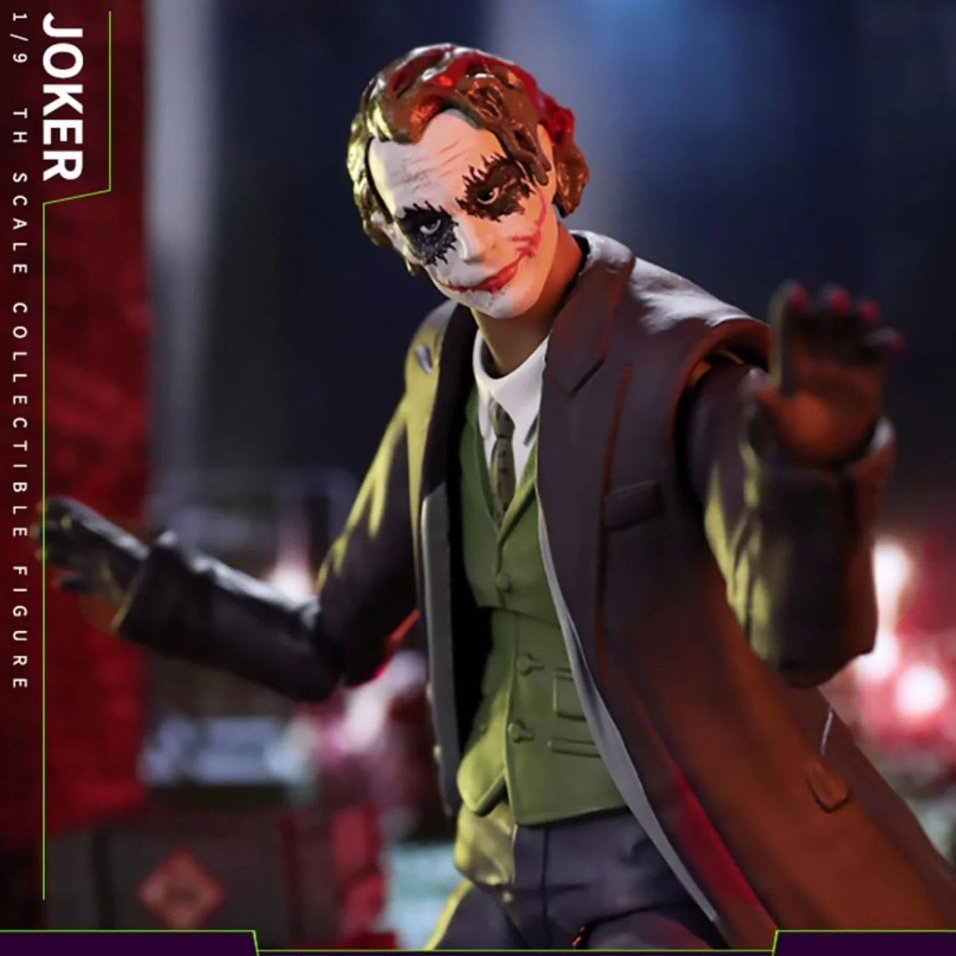 Joker 1/9 Scale (20 cm) Poseable Figure (extra head and hands) | Brand - Fondjoy - Image 6