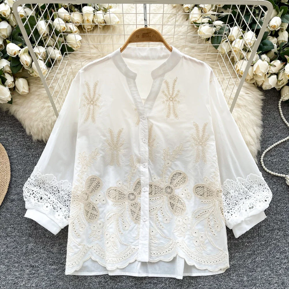 Juliet Embroidery Shirt - Image 6