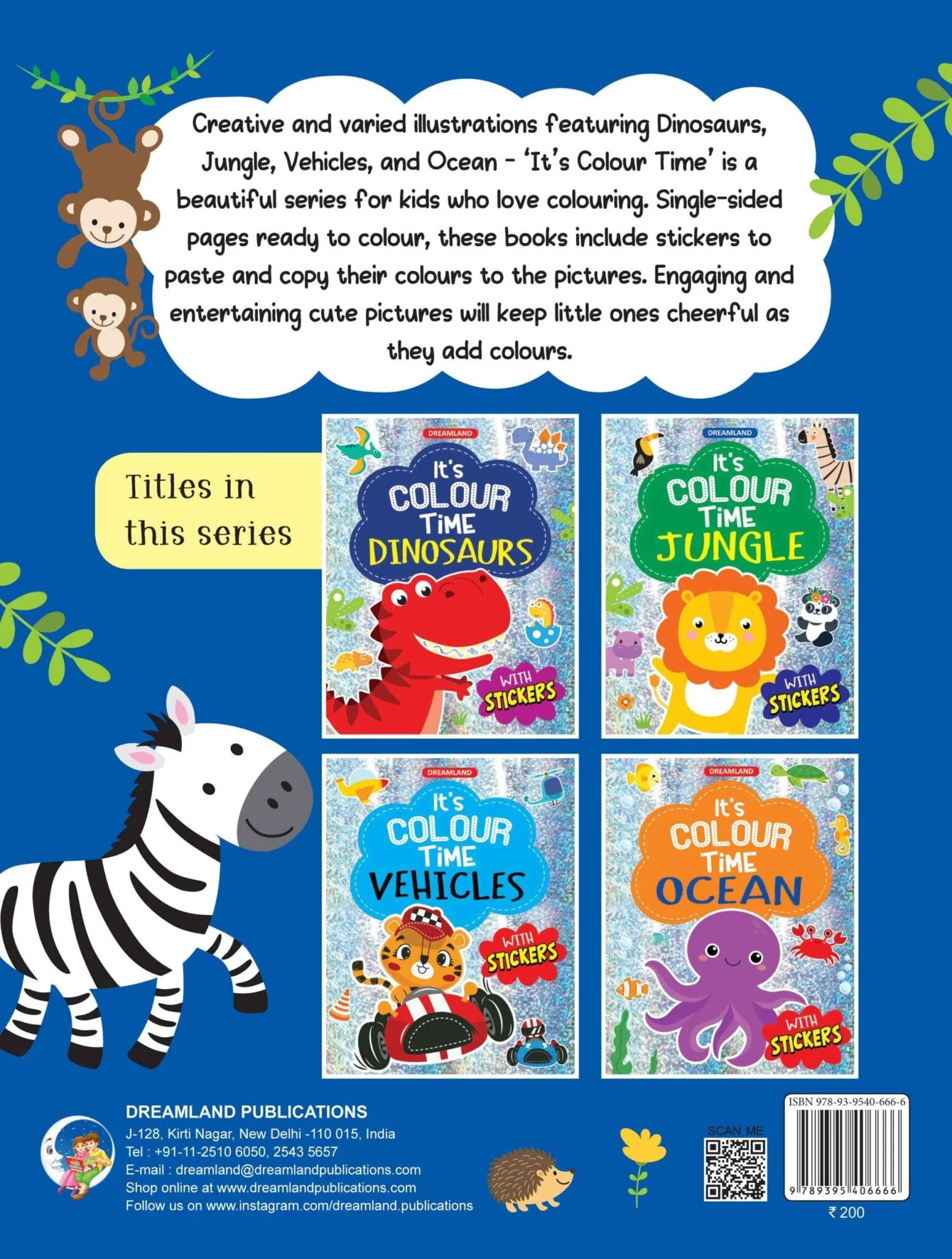 Jungle- It's Colour time with Stickers - Image 10