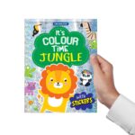 Jungle- It's Colour time with Stickers - Image 2