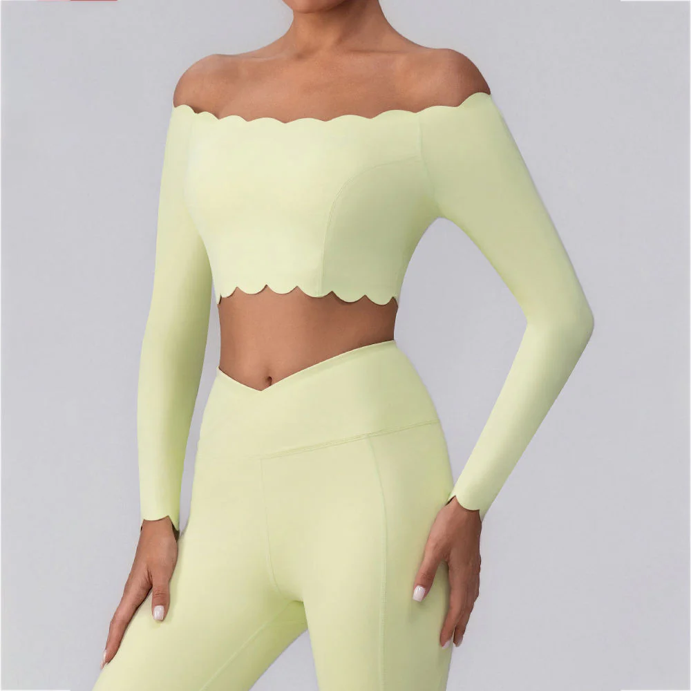 Juno ~ Full Sleeves Built In Bra Top - Image 2