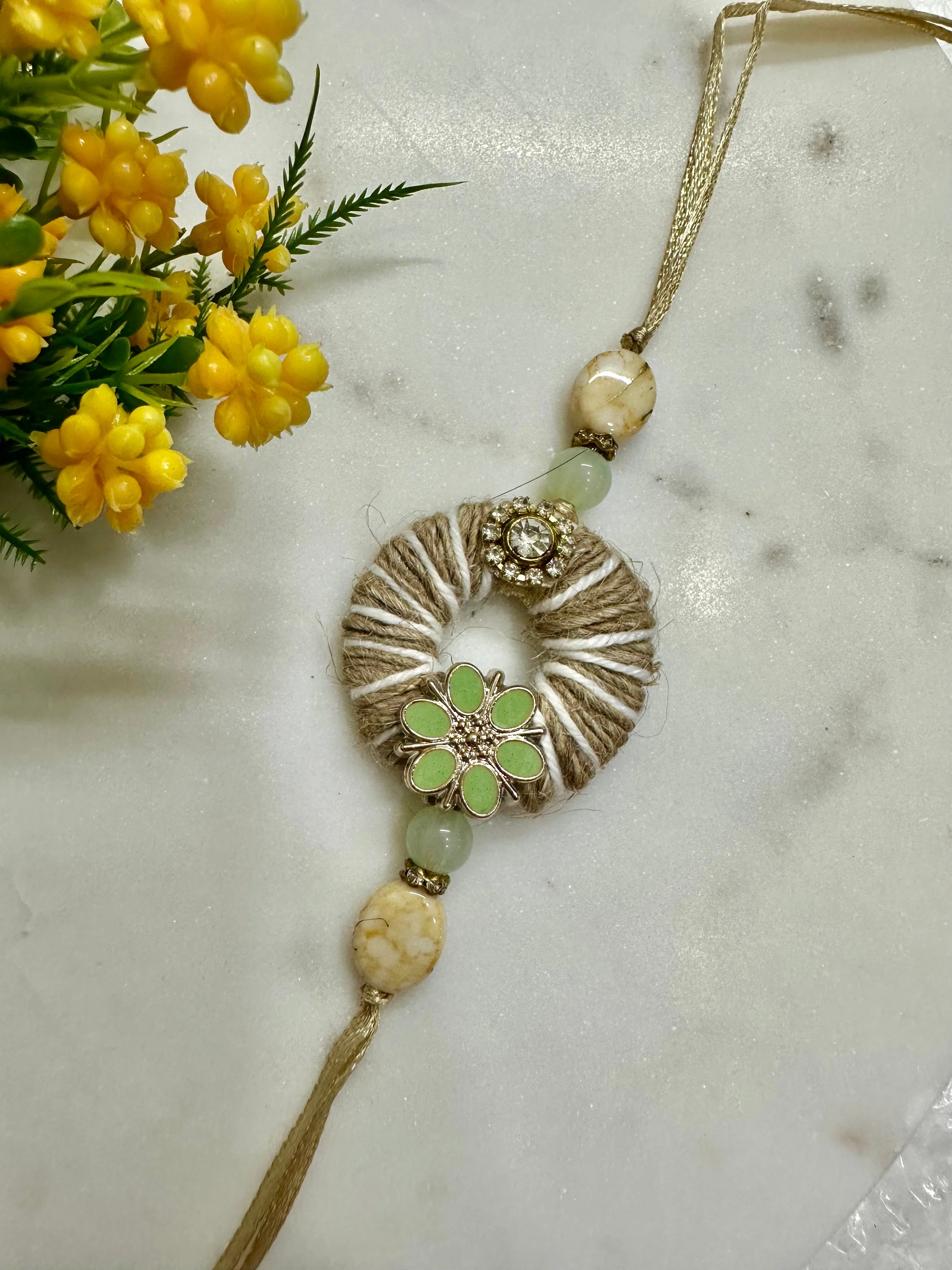 Jute Jewel Rakhi set - Image 3