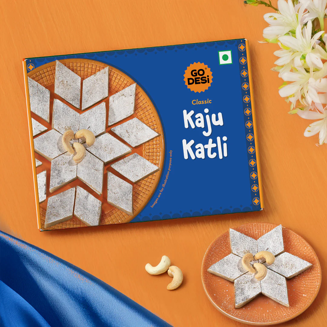 Kaju Katli Box | Desi Meetha | Classic Sweets | Rich Indian Mithai - 200g - Image 3