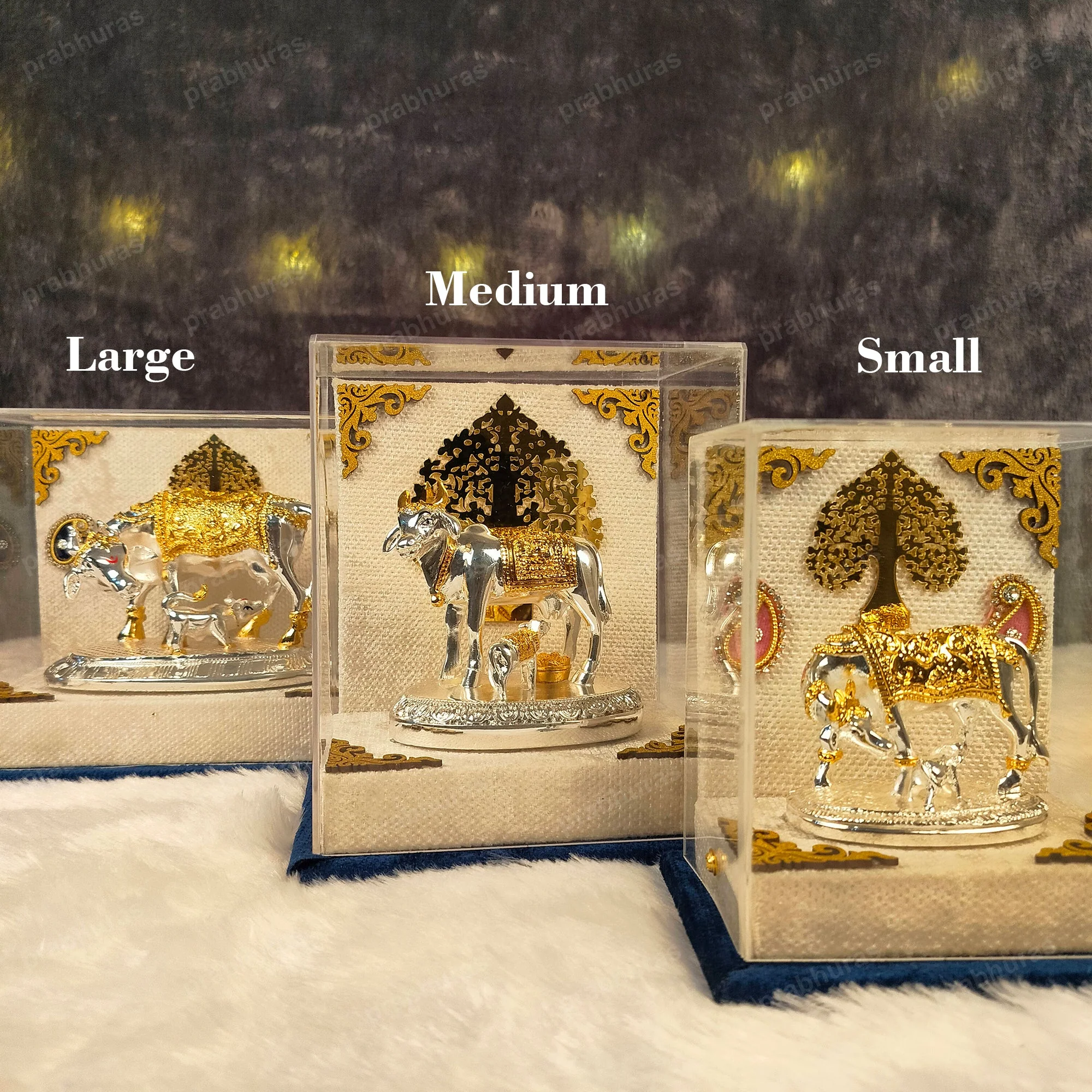 Kamdhenu Cow with Vastu Calf , Vastu Items for Home for Good Luck - Offers Wealth, Prosperity, Health, Peace - Image 10