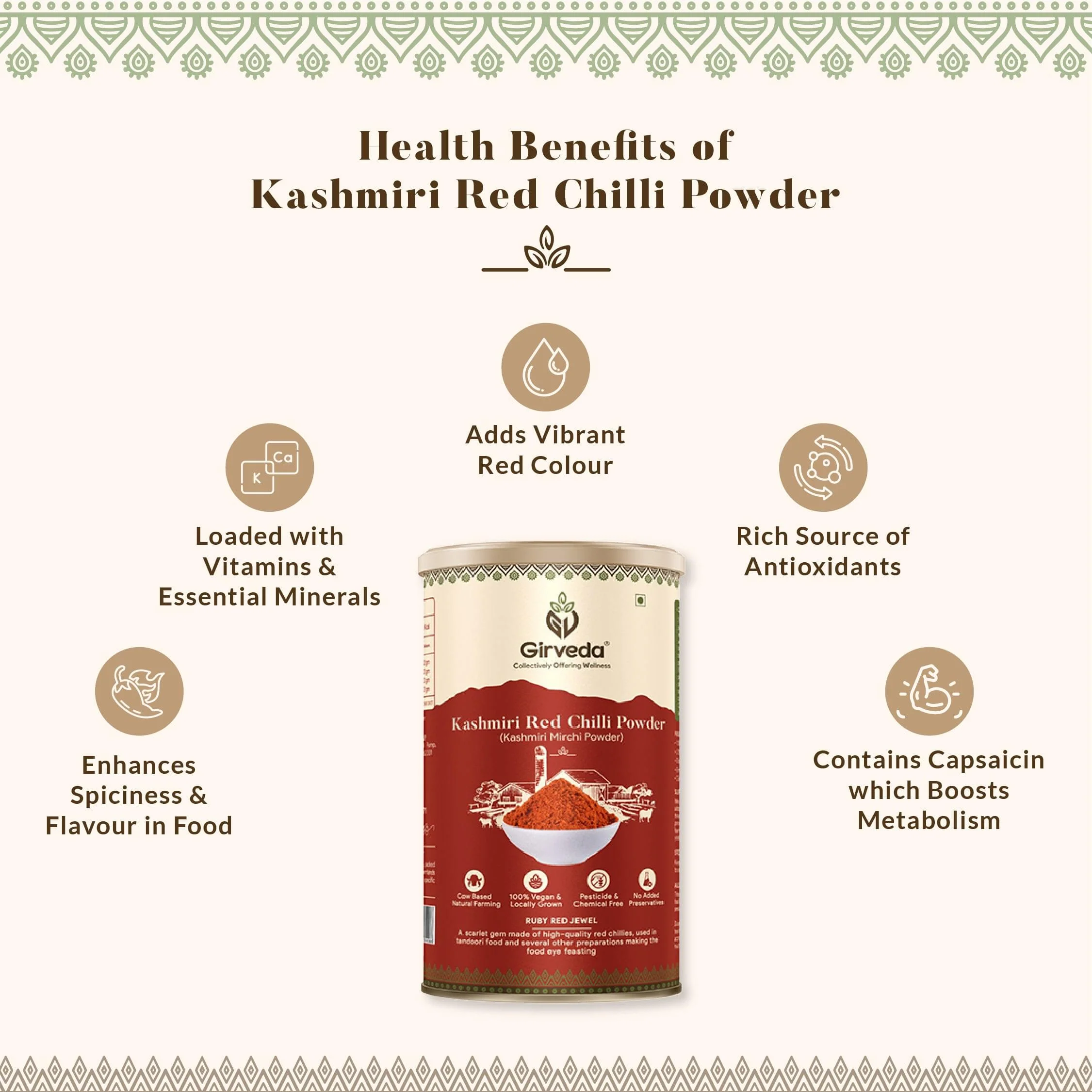 Kashmiri Red Chilli Powder - Image 4