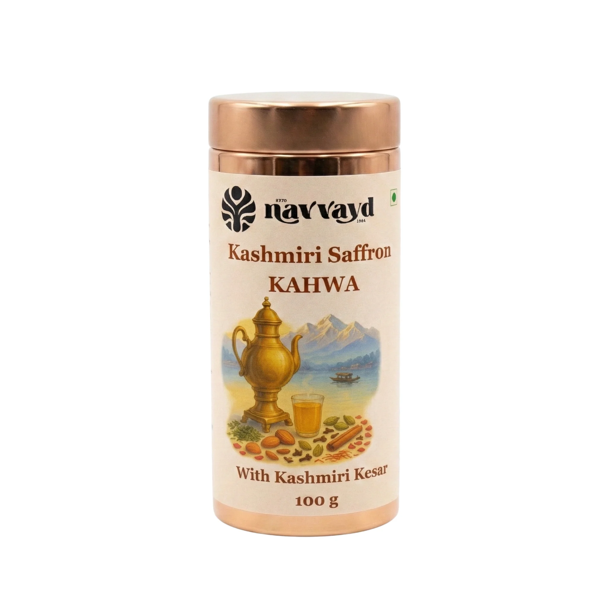 Kashmiri Saffron Kahwa In Tin - Image 4