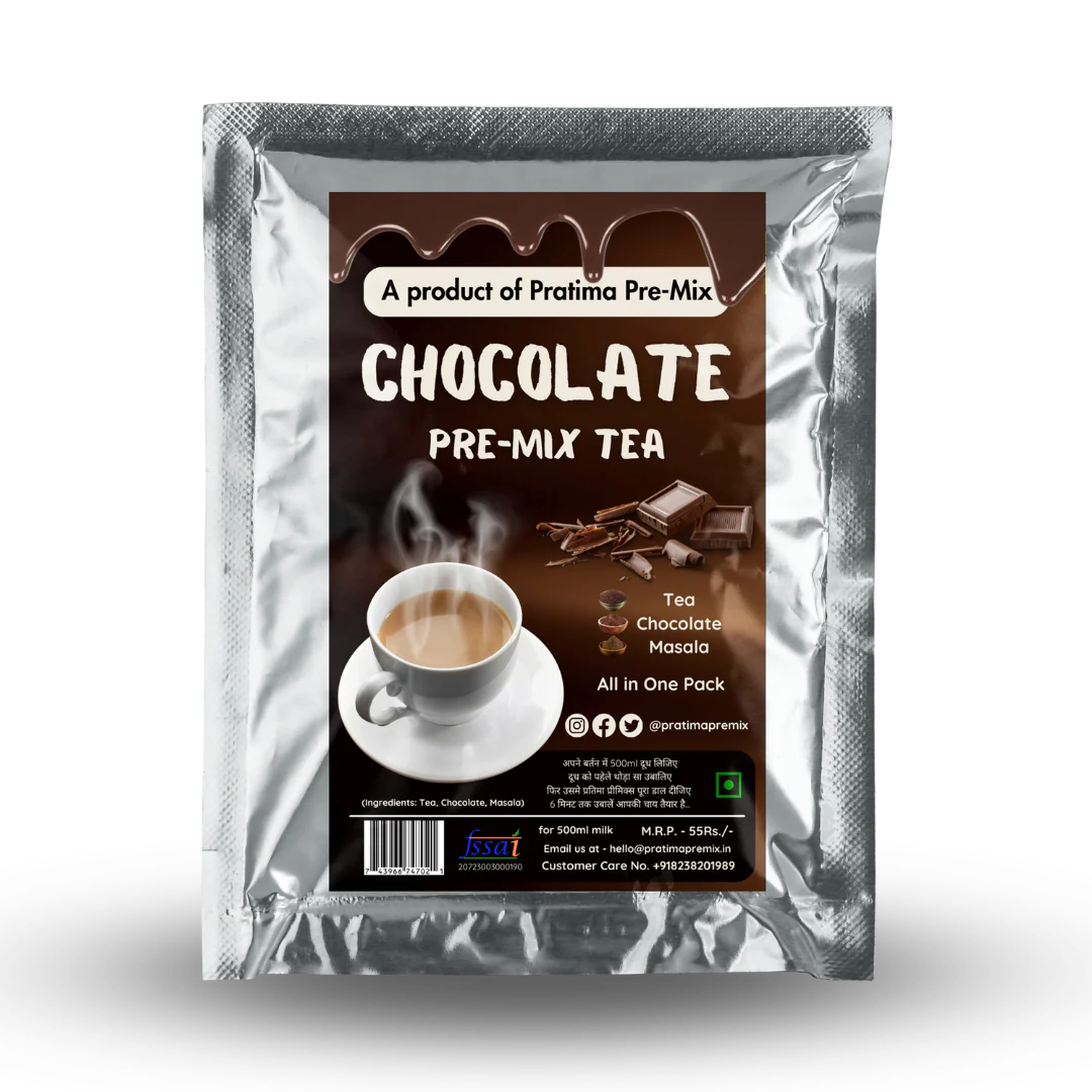 Kathiyawadi Chocolate Tea Pre-Mix – For 500ml Milk
