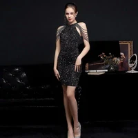 Kaya Sequin Partywear Dress - Image 11