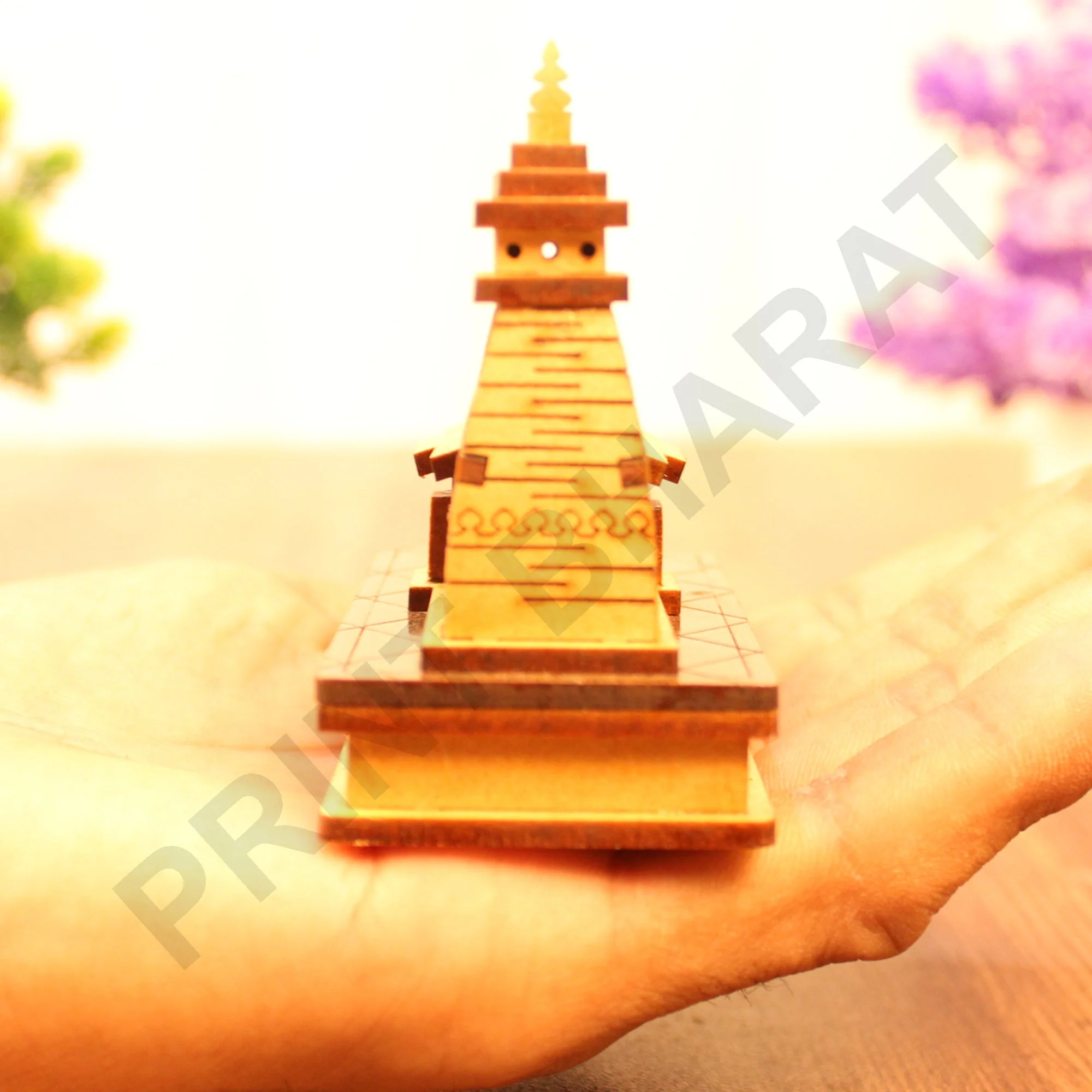 Kedarnath Wooden Temple,Shree Kedarnath Dham LENGTH: 11.5 CM,WIDHT: 8.5 CM,HEIGHT: 16 CM - Image 10