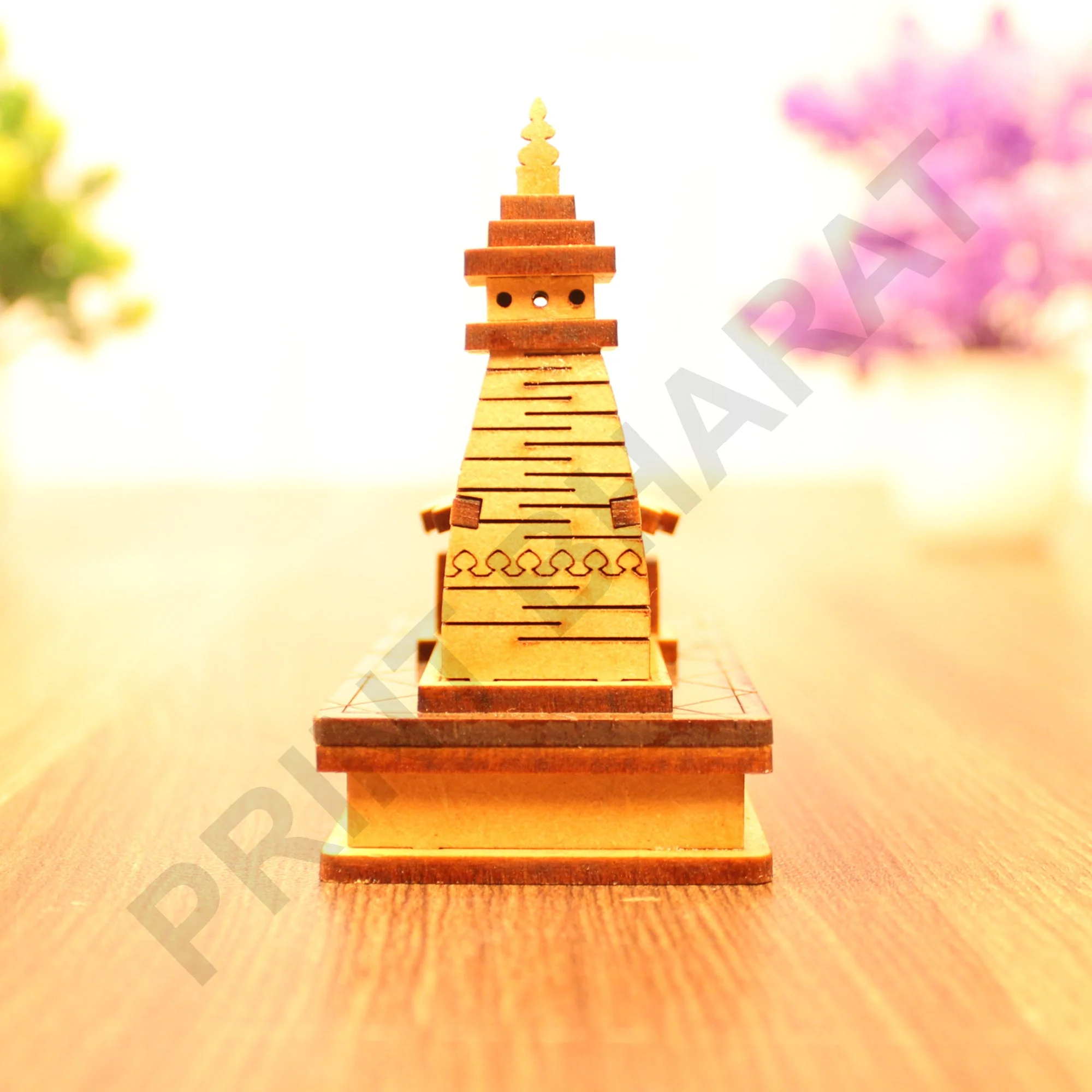 Kedarnath Wooden Temple,Shree Kedarnath Dham LENGTH: 11.5 CM,WIDHT: 8.5 CM,HEIGHT: 16 CM - Image 4