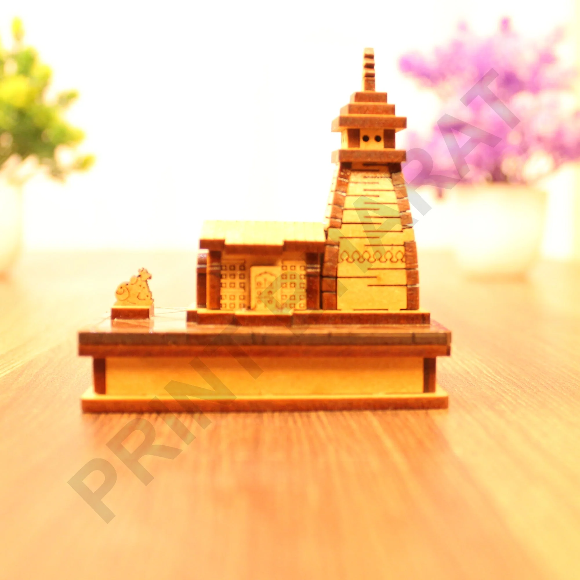 Kedarnath Wooden Temple,Shree Kedarnath Dham LENGTH: 11.5 CM,WIDHT: 8.5 CM,HEIGHT: 16 CM - Image 5