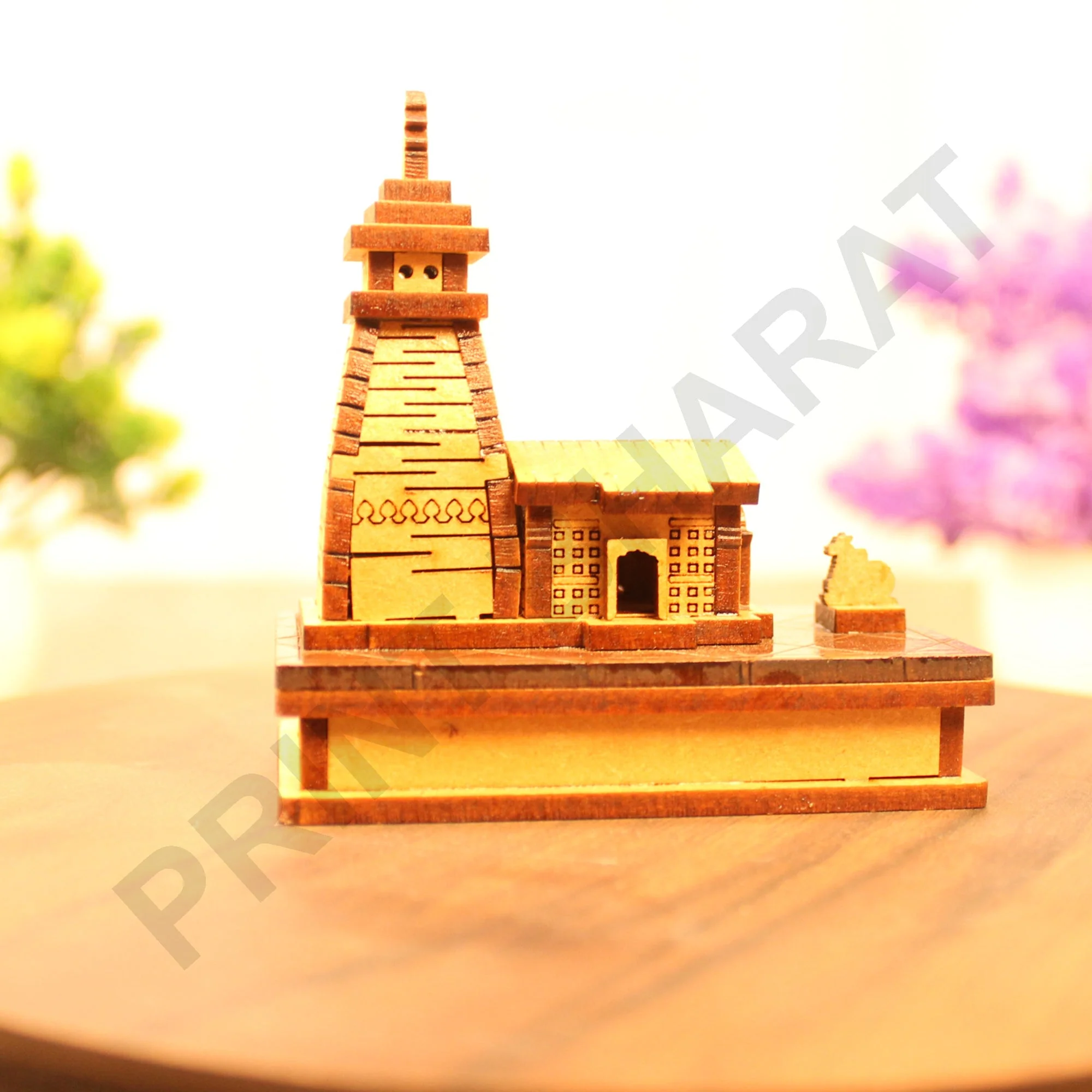 Kedarnath Wooden Temple,Shree Kedarnath Dham LENGTH: 11.5 CM,WIDHT: 8.5 CM,HEIGHT: 16 CM - Image 7
